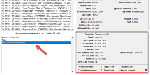 It's easy! Aplicatie / program pentru gestiunea clientilor, ofertelor si comenzilor unui magazin de piese auto online și dezmembrări