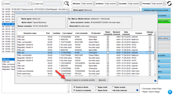 It's easy! Aplicatie / program pentru gestiunea clientilor, ofertelor si comenzilor unui magazin de piese auto fizic, online și dezmembrări