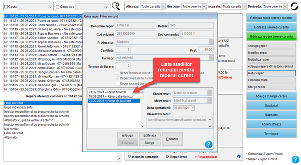 It's easy! Aplicatie / program pentru gestiunea clientilor, ofertelor si comenzilor unui magazin de piese auto online și dezmembrări