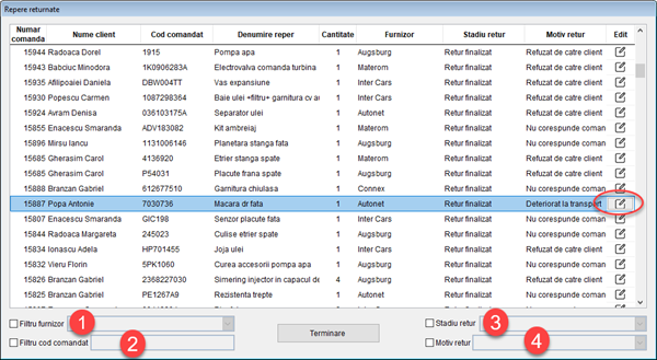 It's easy! Aplicatie / program pentru gestiunea clientilor, ofertelor si comenzilor unui magazin de piese auto online și dezmembrări