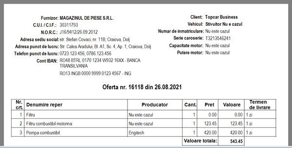 It's easy! Gestiune comenzi clienti magazin piese auto online și dezmembrări