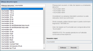 Administrare repere auto, motociclete, utilitare magazin piese auto, online sau dezmembrări