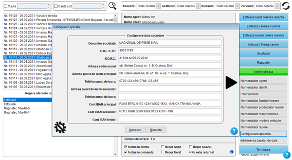 It's easy! Gestiune comenzi clienti magazin piese auto online și dezmembrări