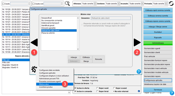 It's easy! Aplicatie / program pentru gestiunea clientilor, ofertelor si comenzilor unui magazin de piese auto online și dezmembrări